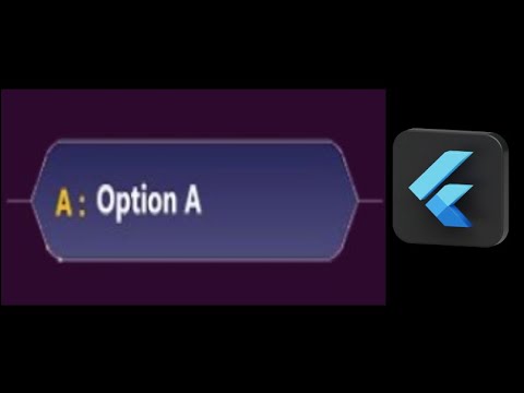 KBC option box using custom painter and clipper in Flutter