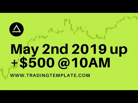 "May 2nd 2019 up +$500 @10AM" Pt.1 // May Trading Series