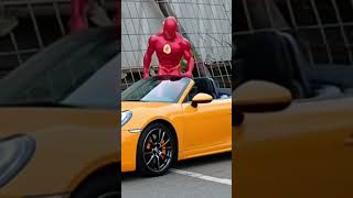 # Flash goes for a ride in his Porche# Marvel#Fast Lane#Drift Kings.