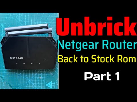 How to Unbrick Your Netgear Router | Flash Netgear Official Firmware on R6120 #netgear_r6120