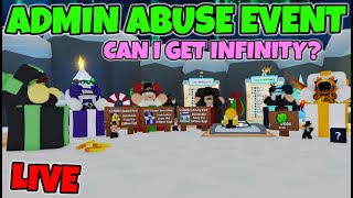 CHRISTMAS ADMIN ABUSE LIVE - Bubble Gum Simulator INFINITY