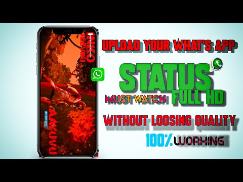 Upload your what's app status without loosing a quality of full-screen hd status video|| TELUGU LO