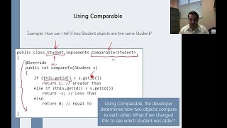 Implementing the Comparable Interface