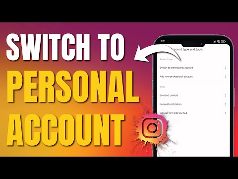 Switch to Personal Account on Instagram - Change Professional/Business Account #instagramtips