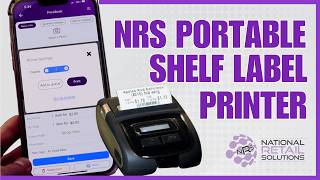 NRS Portable Shelf Label Printer Tutorial