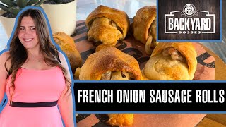 French Onion Sausage Rolls | Pit Boss Grills
