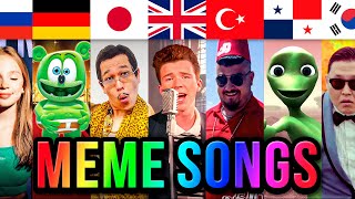 MEME SONGS FROM DIFFERENT COUNTRIES