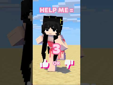 HELP Caroline To Become The Fastest #shorts #mermaids #trending #friendship #minecraft