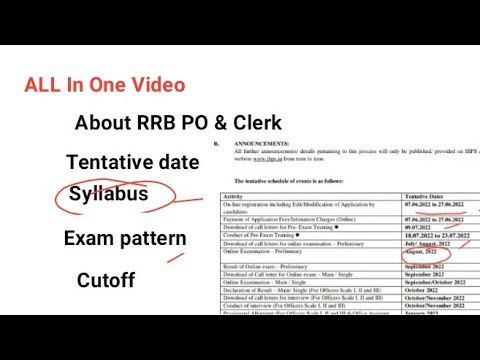 360 View 🔥 IBPS RRB PO/Clerk l All Details Cutoff Exam Pattern