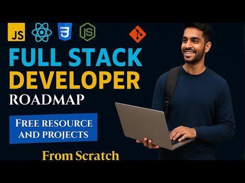 Full Stack Web Developer Roadmap 2026 | Learn Frontend, Backend, GitHub, Docker & Cloud