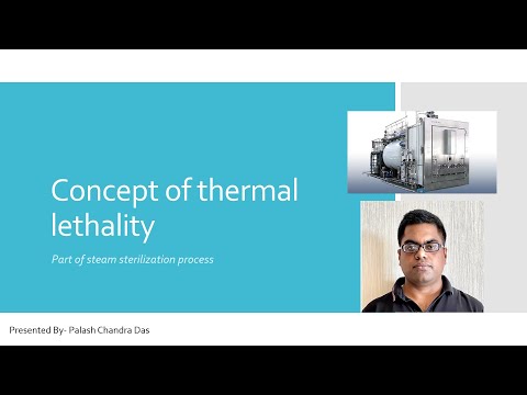 Concept of thermal lethality applying steam sterilization process (D-Value, Z- Value, Fphy and F0)