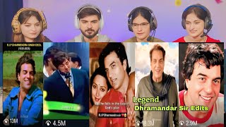 Legend Dharmendra (He-Man) Edits Reaction | Most Iconic Hit Movies