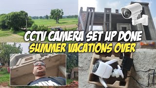OUTDOOR CCTV CAMERA SETUP | JUST BEFORE LEAVING FOR THE IIT GOA HOSTEL | IIT ENGINEERS DAILY VLOGS