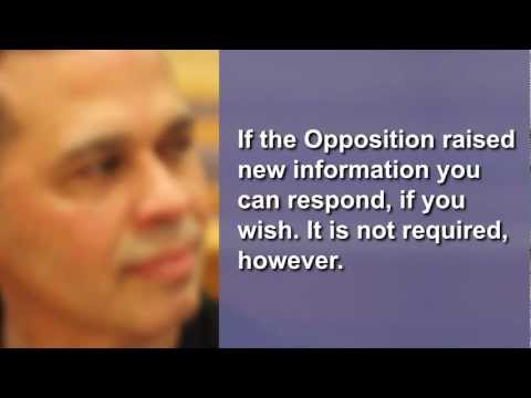 Motions Part 3: Preparing a reply