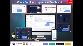 Responsive Bootstrap 5 Admin RTL Dashboard Template – Chatbot