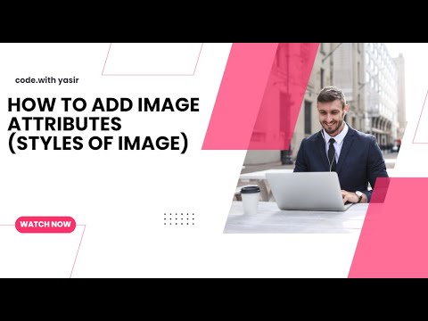 How to add attributes in image tag