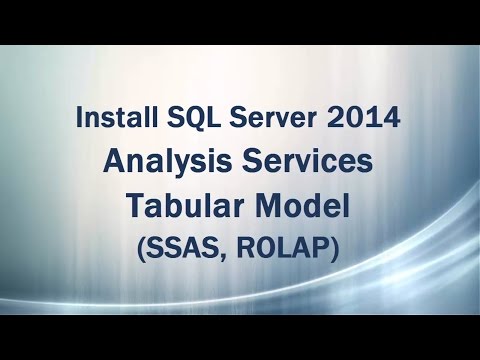 Install SQL Server 2014 Analysis Service Tabular Model (SSAS - ROLAP)