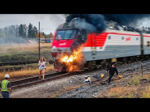 Most Unbelievable Train Crashes Compilation Moments Caught on Camera - Best Of Month