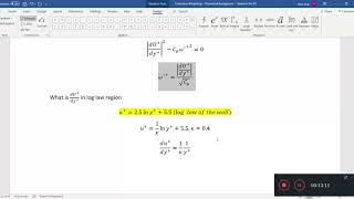 Turbulence Modelling 34 -  kOmegaSST Model part iv Blending Functions and Wall Functions