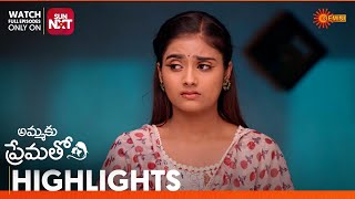 Ammaku Prematho - Highlights of the day | Watch full EP Sun NXT | 30 Dec 2025 | Gemini TV