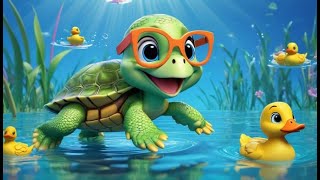 Two Little Ducks Learn to Spell | Spelling Song for Kids | Fun Learning Rhyme by Rhyme Zoo