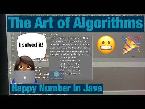 Happy Number - The Art of Algorithms (Part 1) (Free Programming Practice) UNDER 100 LINES OF CODE