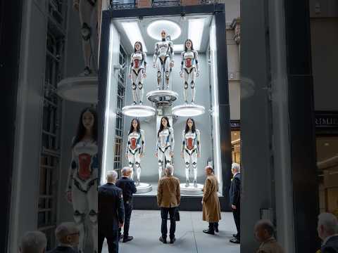 How much would you be willing to pay for these beautiful robot women? #robot