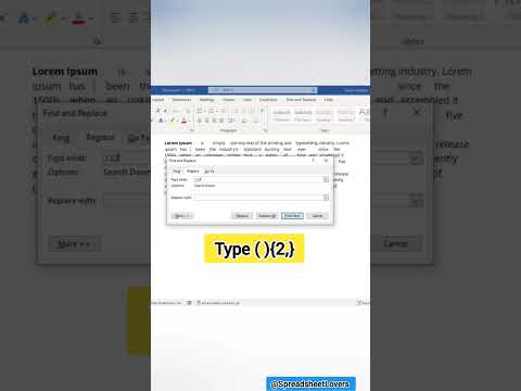 How to remove extra spaces between word | Microsoft word #word #msword #shorts #youtubeshorts #excel