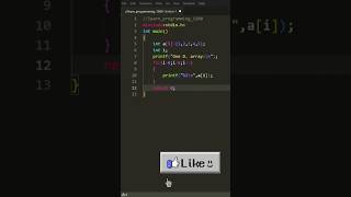One Dimensional array in C programming  || #learn_programming_1200 ||C