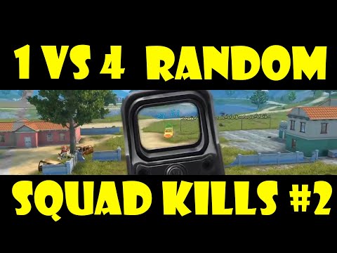 1VS4 SQUAD KILLS (RULESOFSURVIVAL)