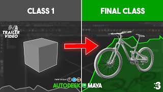 Learn to Create Complex Bike Models in Autodesk Maya | New Series Tutorial!