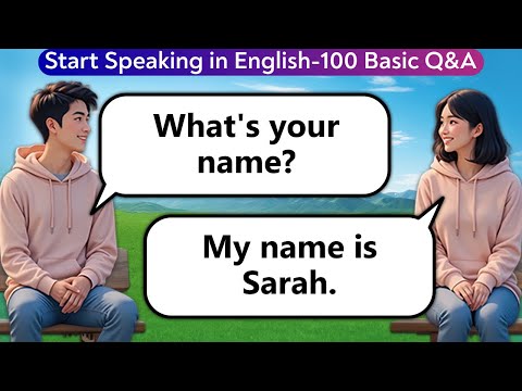 100 Simple Questions and Answers for Beginners | Learn Daily English
