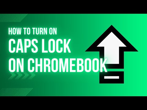How To GET Caps Lock On a Chromebook!!!! [SUPER EASY]