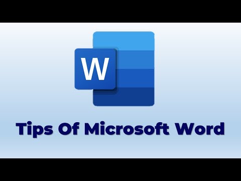 Microsoft Word Tips - Lesson One |  All You Need To Know | Don't Miss Lesson Two