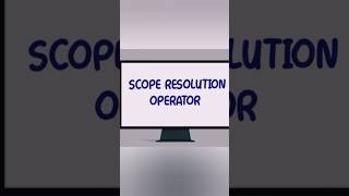 scope resolution operator #Turbpo C++