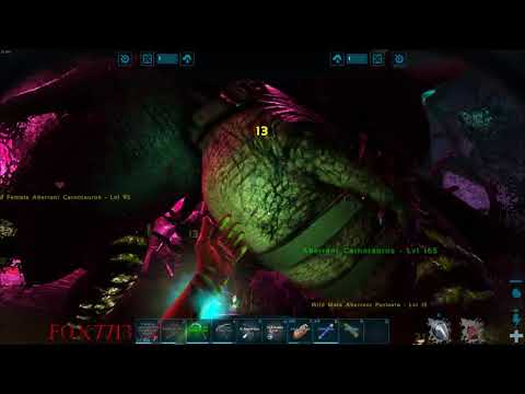 Can a Carno go into the RadZone on Ark Aberration?
