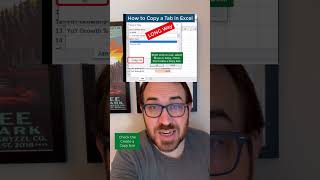 2 Ways to Copy a Tab in #excel  #officehacks #spreadsheetmagic