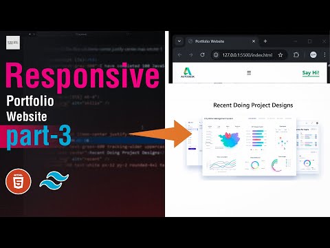 ASMR Coding | Responsive Portfolio Website Recent Section (Part-3)