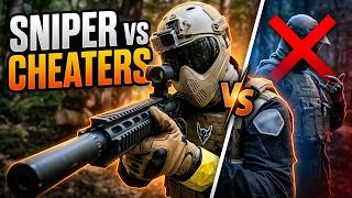 DESTROYING Paintball Cheaters with Paintball Sniper Rounds - Paintball Wars