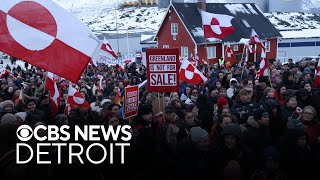 Demonstrators protest Trump's push to take control of Greenland