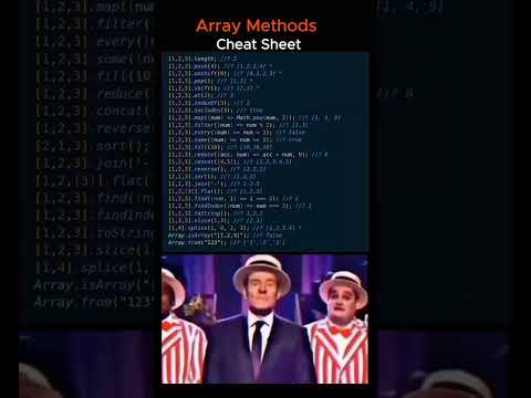 Array cheat sheet #array #coding #cheatsheets