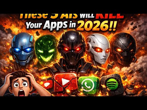 These 5 AIS Will kill your Apps in 2026!! 🌐🤖