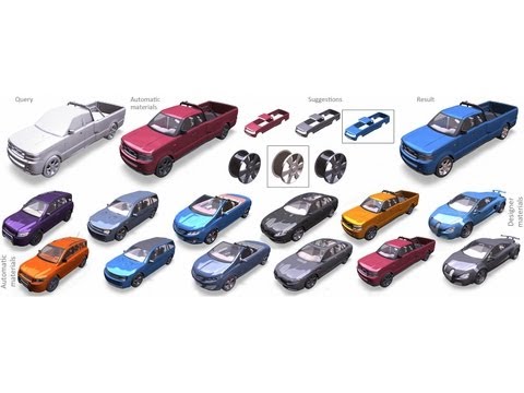 Material Memex: Automatic Material Suggestions for 3D Objects