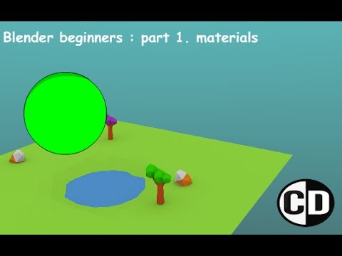 blender beginners : part 1. materials