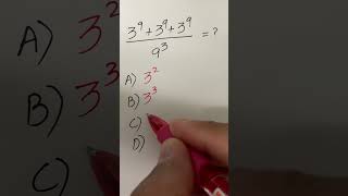 Division Tricks #algebra #exponenttricks #exponents #themathscholar23 #satmathtestprep #mathematics