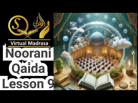 How to learn Arabic Alphabets_Noorani Qaida lesson no 9_ Learn Noorani Qaida lesson no 9_Learn Qaida