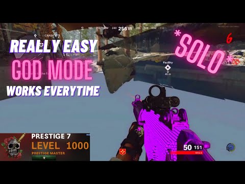 *NEW* SOLO TRUE GODMODE GLITCH IN BLACK OPS COLD WAR ZOMBIES!! UNLIMITED XP