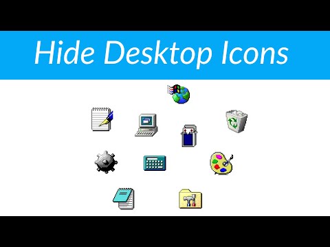 How to show or hide desktop icons in windows 10  | Short Tips