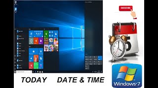 HOW TO CHANGE DATE & TIME IN PC (WINDOW 10) - set date and time automatically
