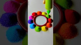 Rangoli designs for beginners easy 🤩🌺 #rangoli #shorts  #rangolidesigns